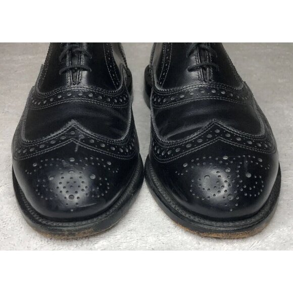 Allen Edmonds Broadstreet Black Leather Oxfords Dress Shoes Men\'s Size 10E main image 4